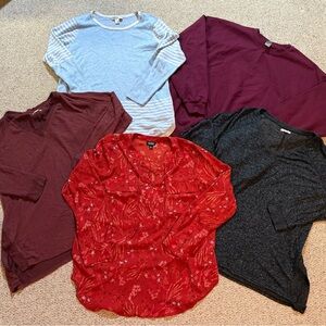 Women’s XL Sweater/Shirt Bundle